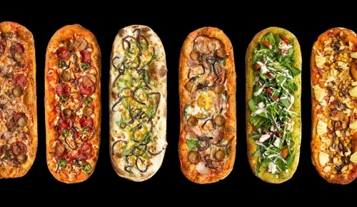 The Bullring Estate signs leading pizza restaurant