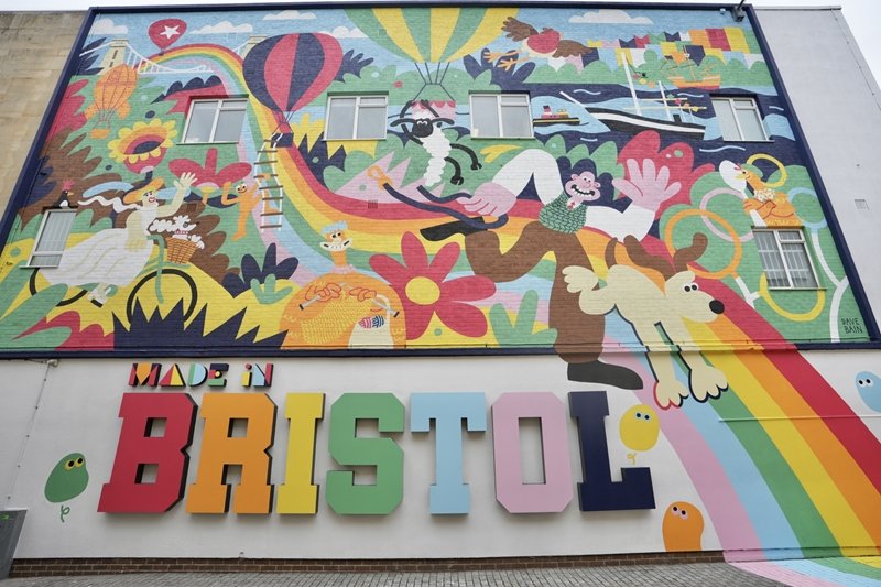 Cabot Circus, Aardman and Upfest complete landmark new mural – “A Cracking Day Out In Bristol”